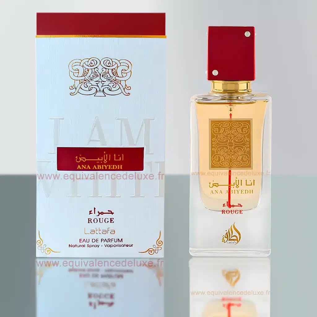 Ana Abiyedh Rouge – Eau de Parfum Fruité Oriental Unisexe 100ml | Lattafa