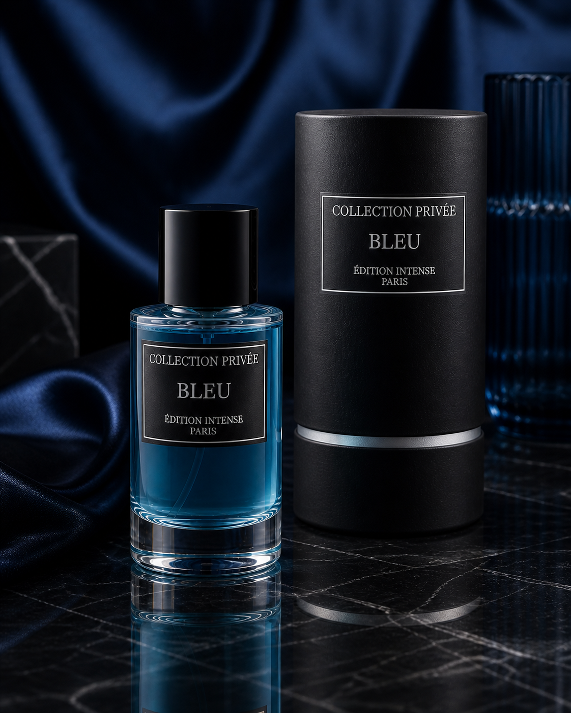 Chronique Bleu – Collection Privée L'Authentique | Eau de Parfum Mixte 50 ml | Aromatique Ambré Boisé