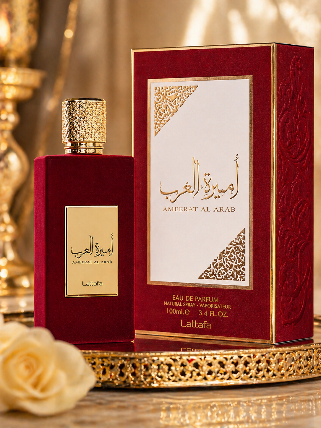 Ameerat Al Arab – Eau de Parfum Femme Floral Fruité 100ml | Asdaaf