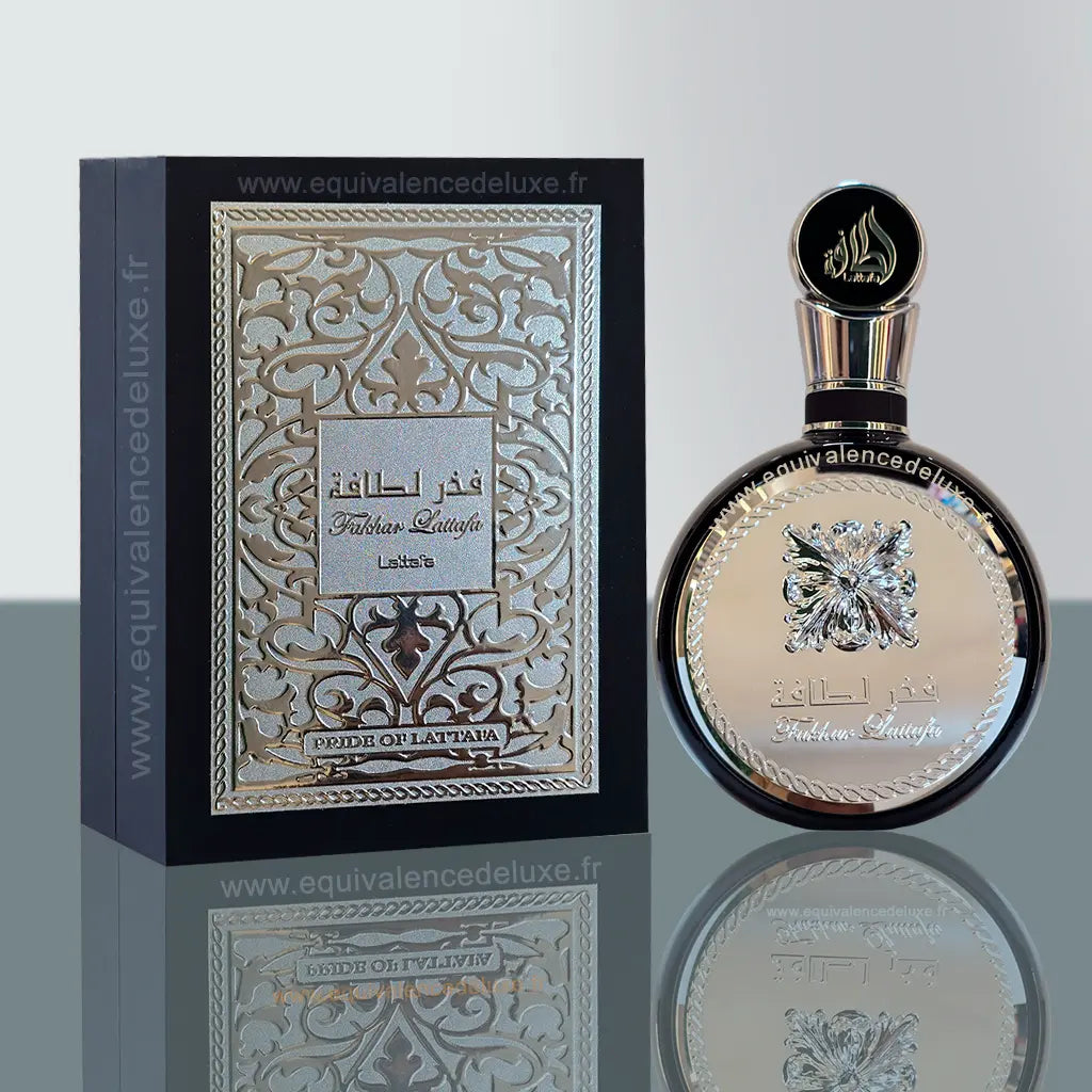 Fakhar Silver – Eau de Parfum Homme Aromatique Boisé 100ml | Lattafa