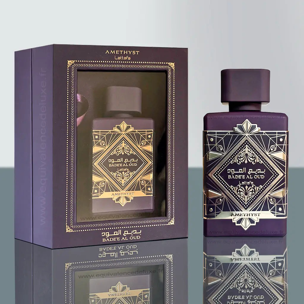 Bade'e Al Oud Amethyst – Eau de Parfum Ambré Oriental Unisexe 100ml | Lattafa