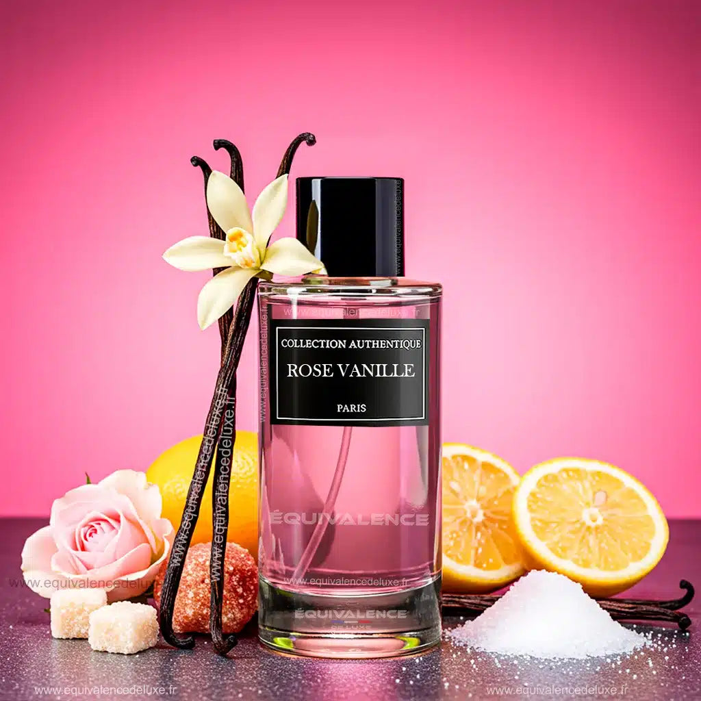 Rose Vanille – Collection Privée L'Authentique | Eau de Parfum Féminin 50 ml | Floral Gourmand