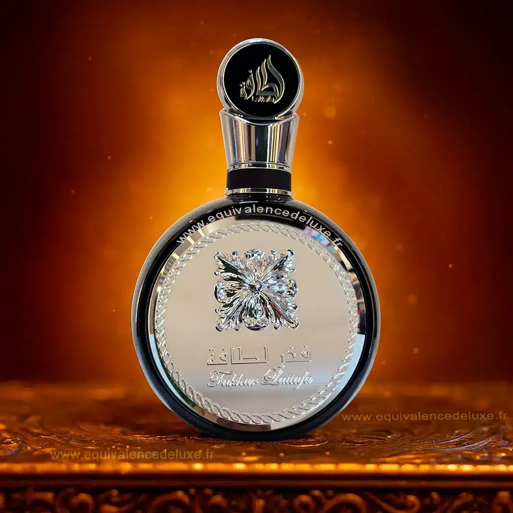Fakhar Silver – Eau de Parfum Homme Aromatique Boisé 100ml | Lattafa