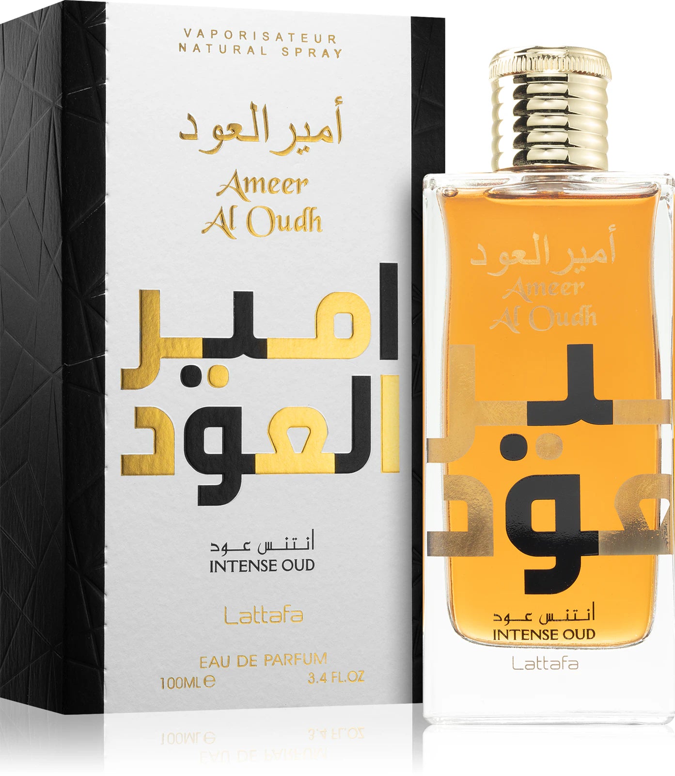 Ameer Al Oudh Intense Oud – Eau de Parfum Oriental Boisé Unisexe | Lattafa