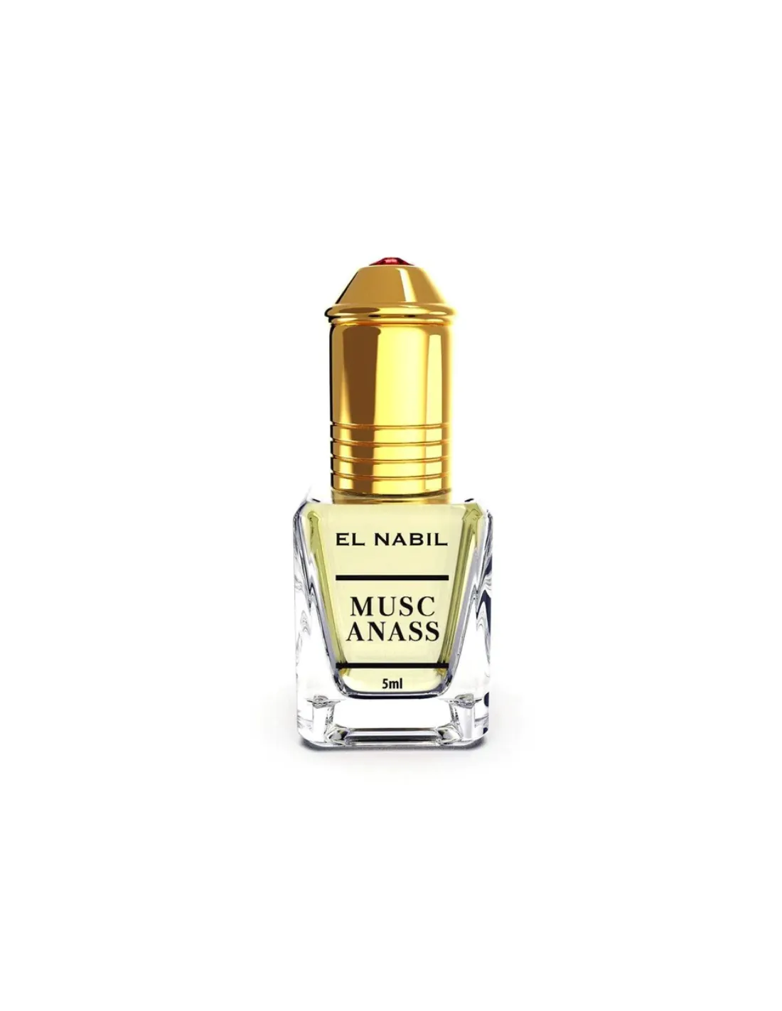 Musc Anass – El Nabil – Extrait de Parfum Mixte 5 ml Sans Alcool