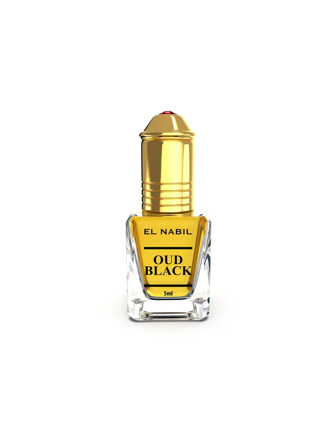 Musc Oud Black – El Nabil – Extrait de Parfum Homme 5 ml Sans Alcool