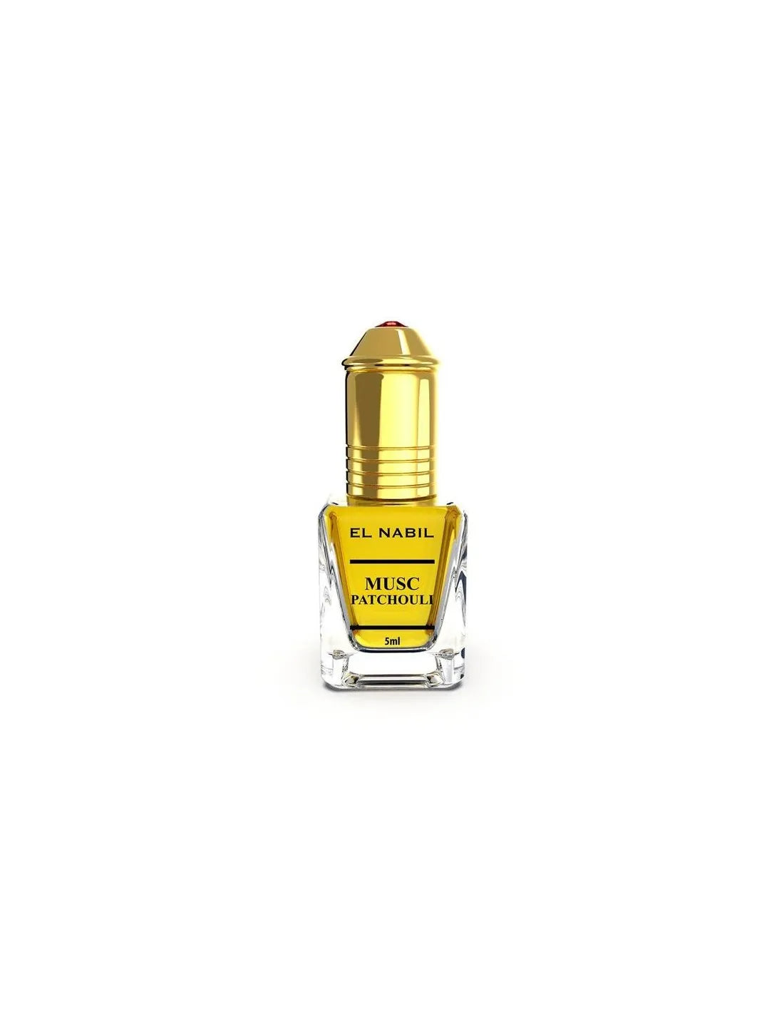 Musc Patchouli – El Nabil – Extrait de Parfum 5 ml Sans Alcool