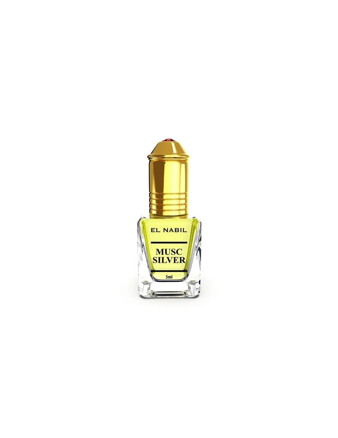 Musc Silver – El Nabil – Extrait de Parfum 5 ml Sans Alcool