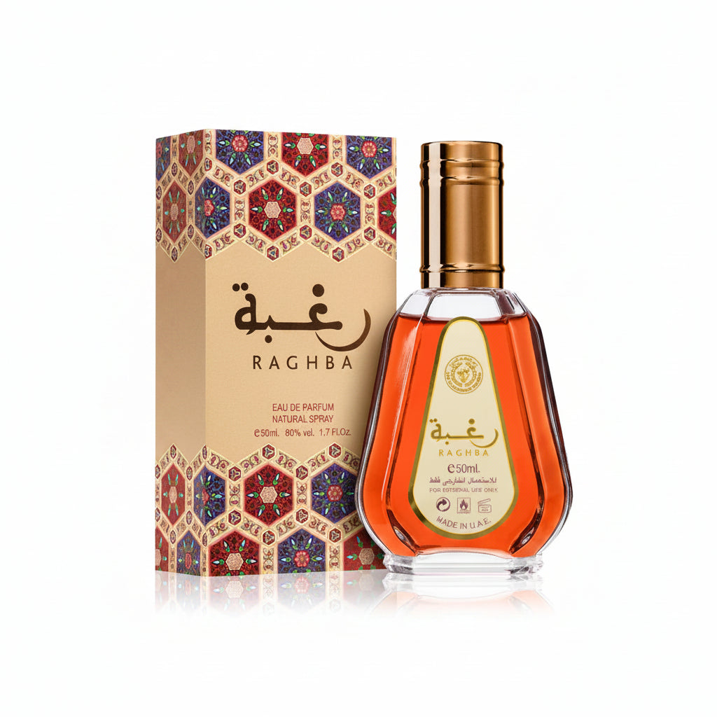Raghba – Eau de Parfum Oriental Ambré Unisexe | Lattafa
